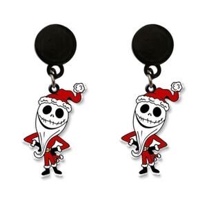 Nightmare Before Christmas Jack Skellington Dangle Earrings New